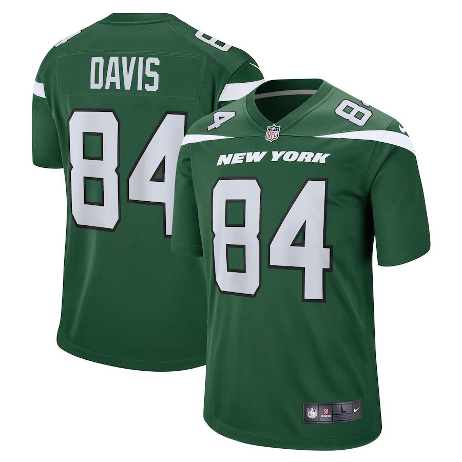 Men New York Jets #84 Corey Davis Nike Gotham Green Game Player NFL Jersey